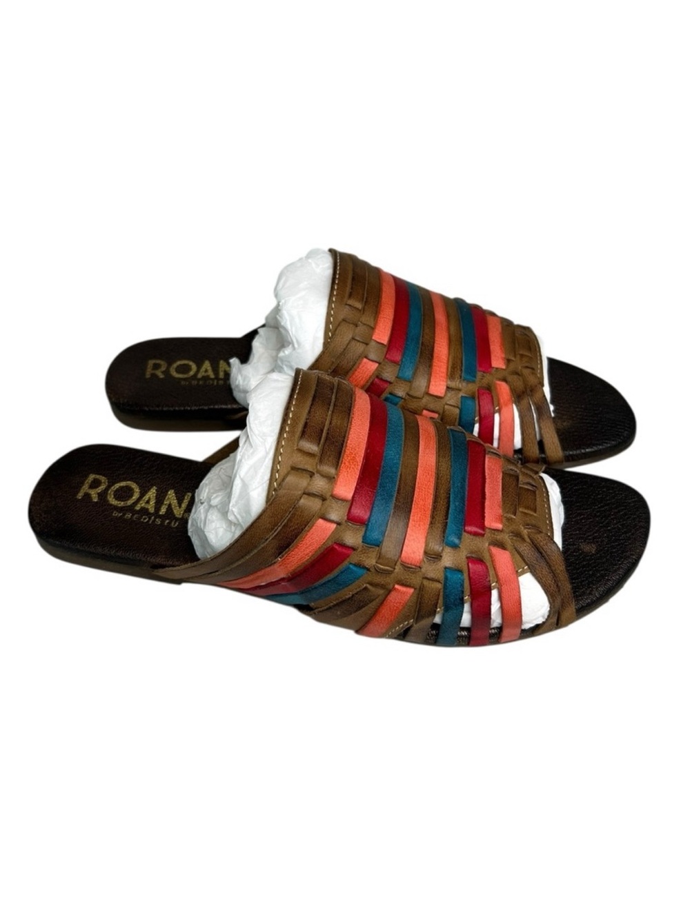 Roan by Bedstu NEW Marilee Size 8 Slide On Woven Sandals